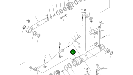 Цилиндр 207-63-63741 Komatsu
