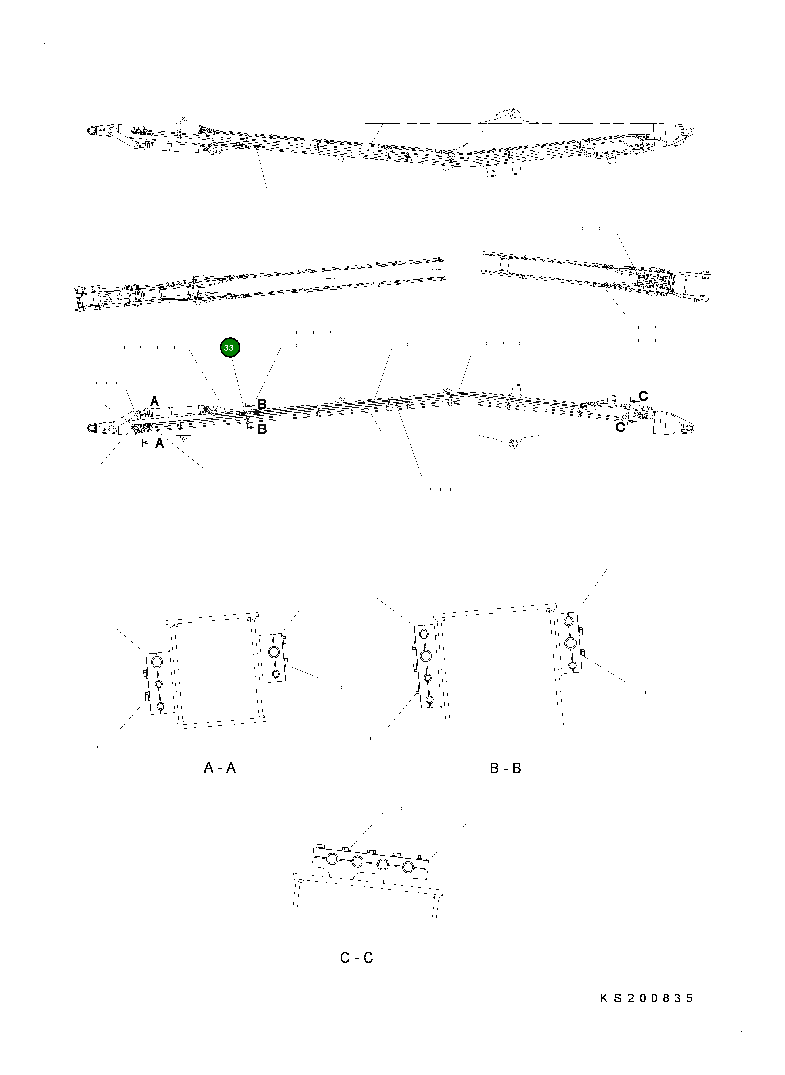 Трубка 209-62-KK260 Komatsu