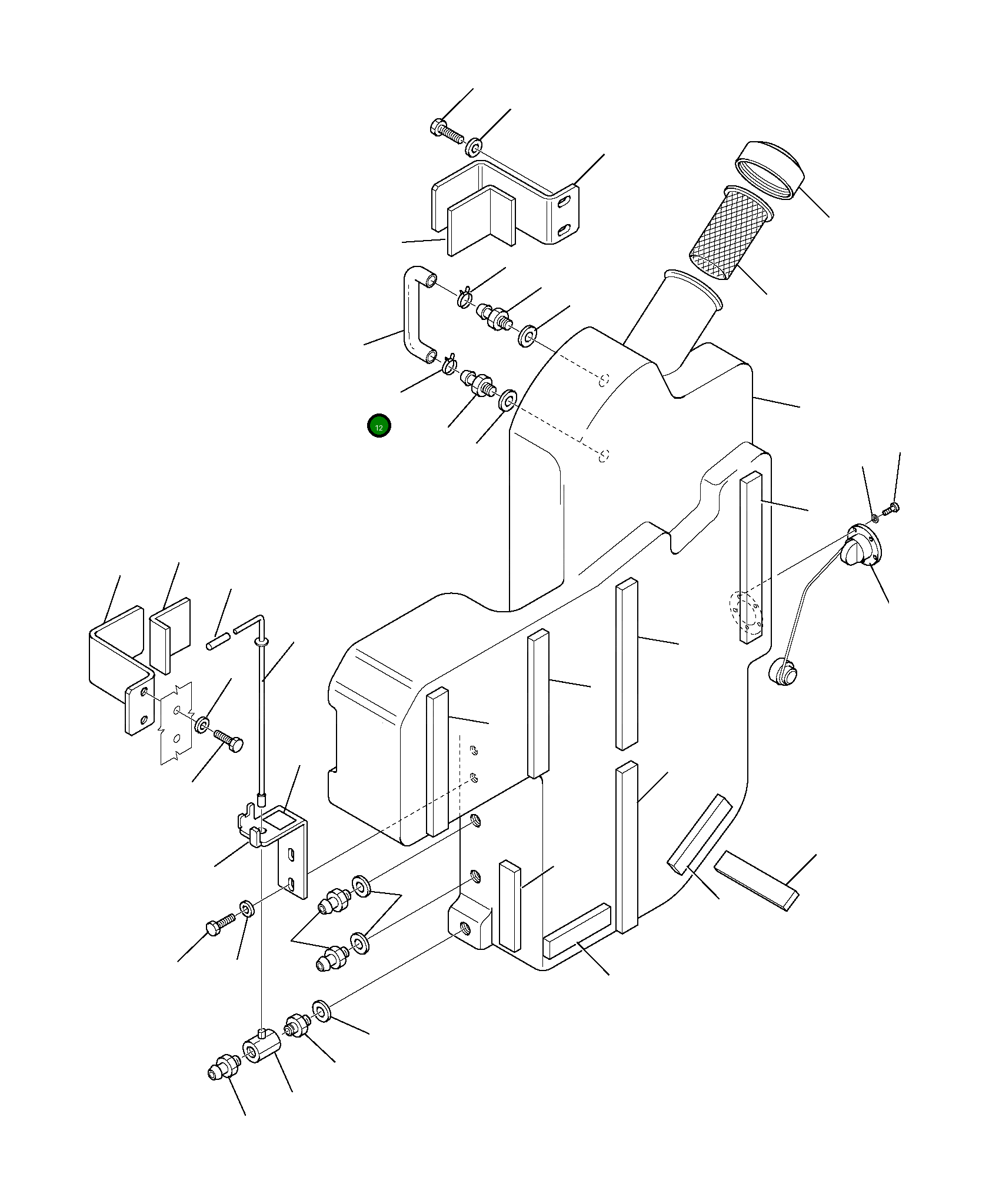 Труба 37A-04-11180 Komatsu