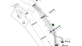 Трубка 208-62-74170 Komatsu