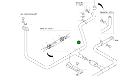 Труба 2183-3993C Komatsu