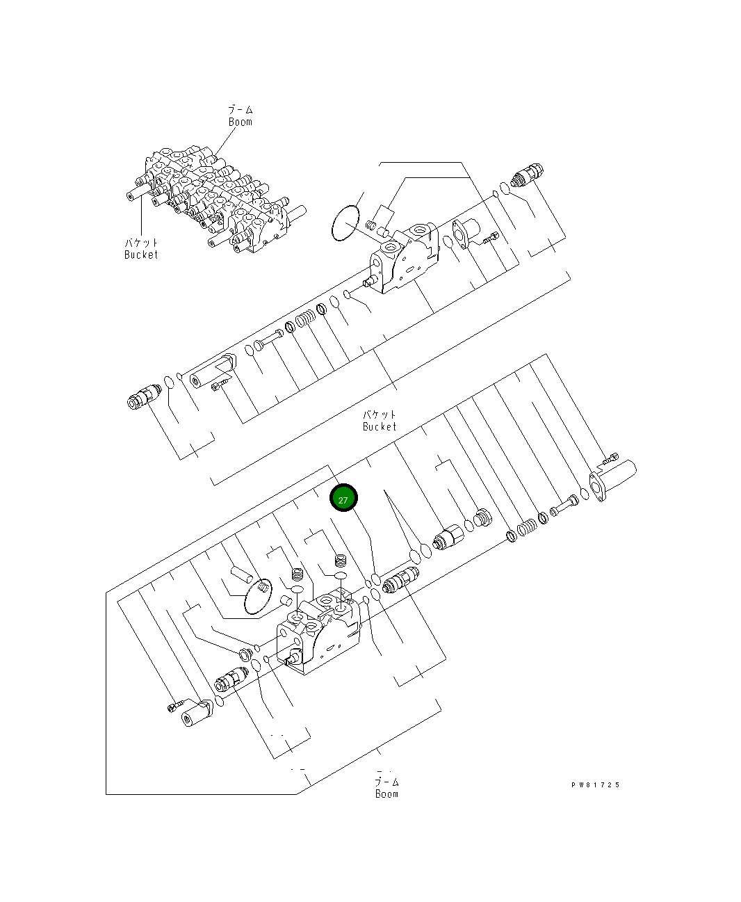 Уплотнительное кольцо YM172425-74240 Komatsu