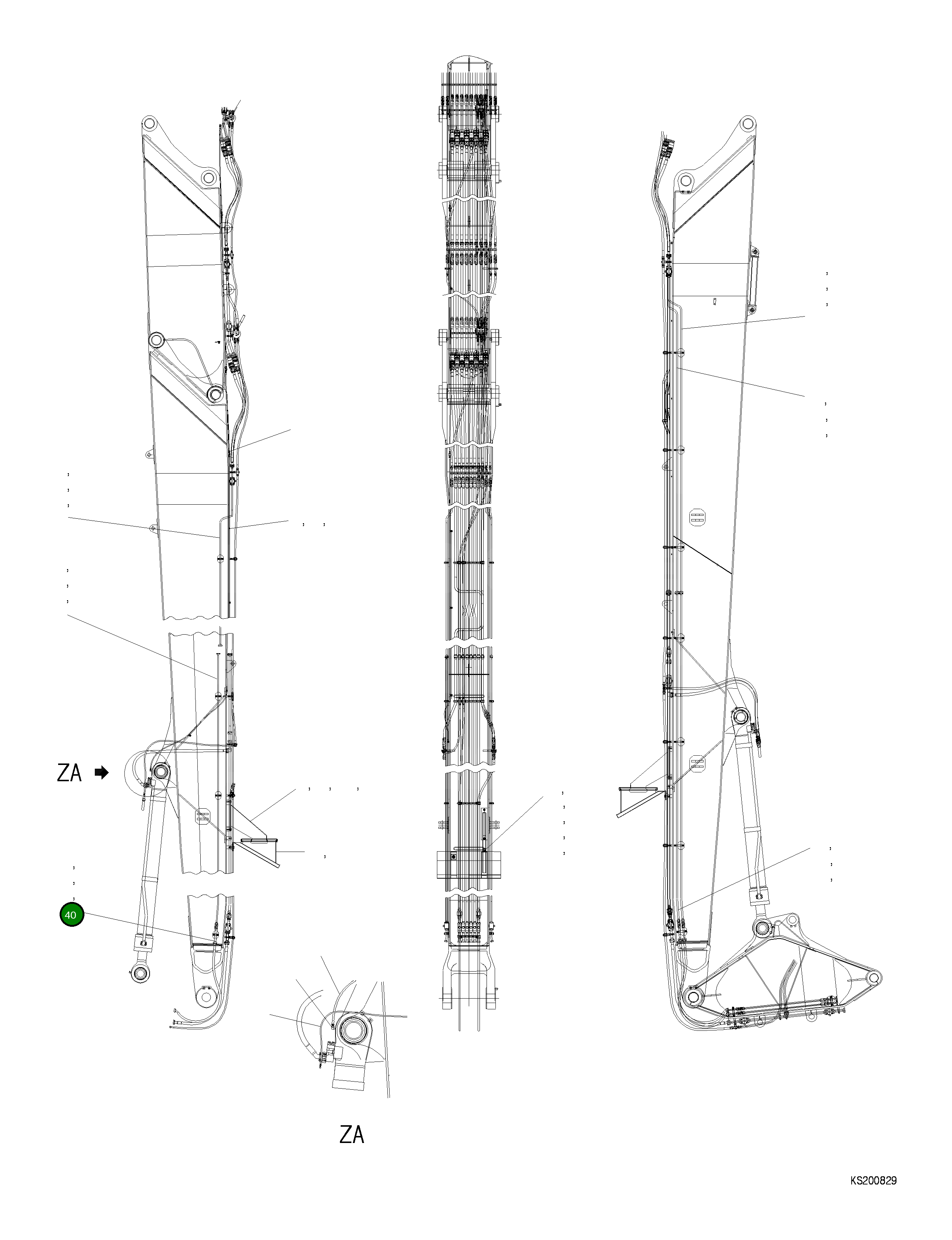 Трубка 209-62-KK410 Komatsu