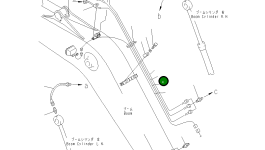 Трубка 20Y-70-22831 Komatsu