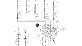 Управляющий клапан 723-47-14203 Komatsu