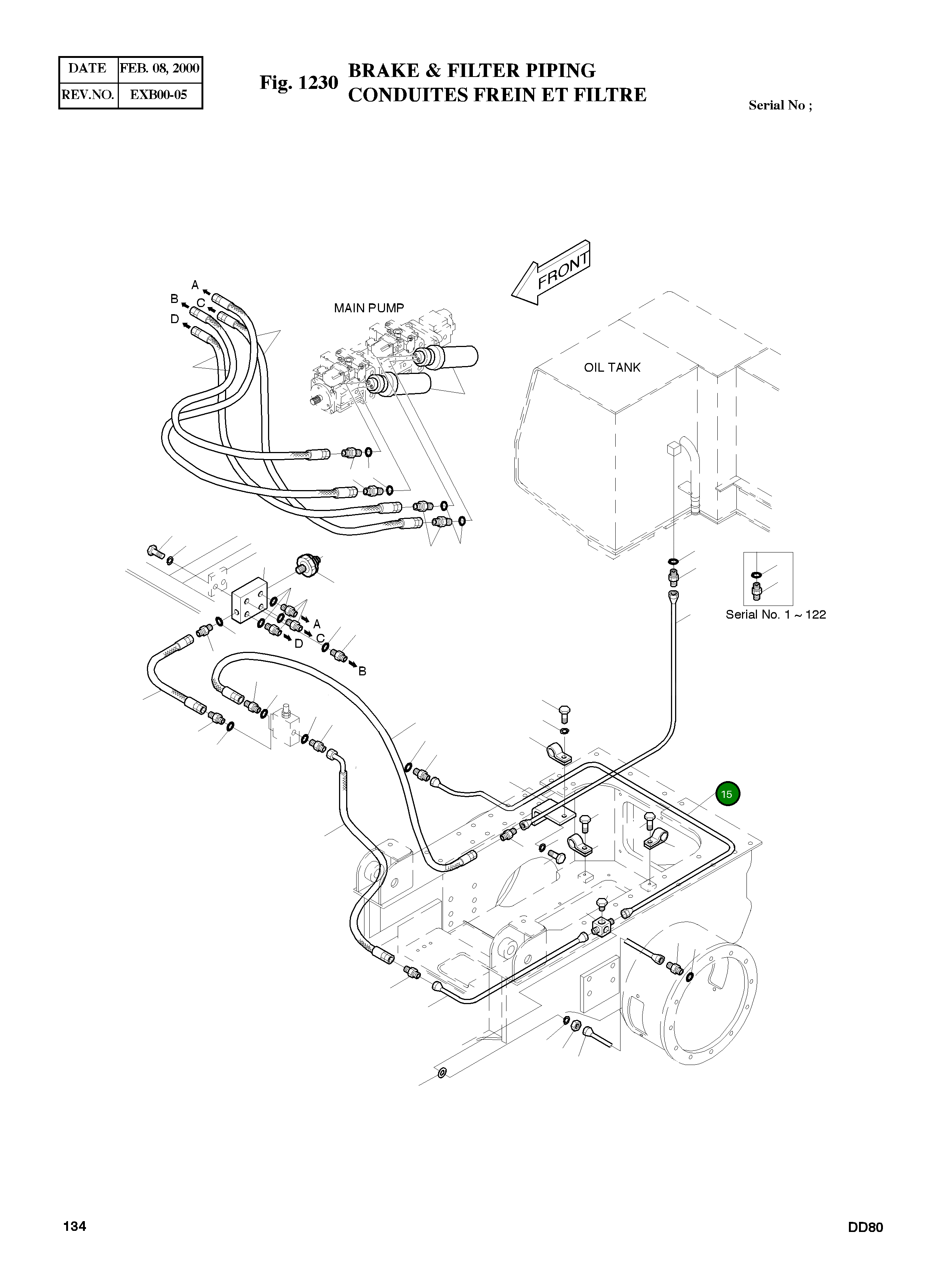 Труба 5140-1229A Komatsu