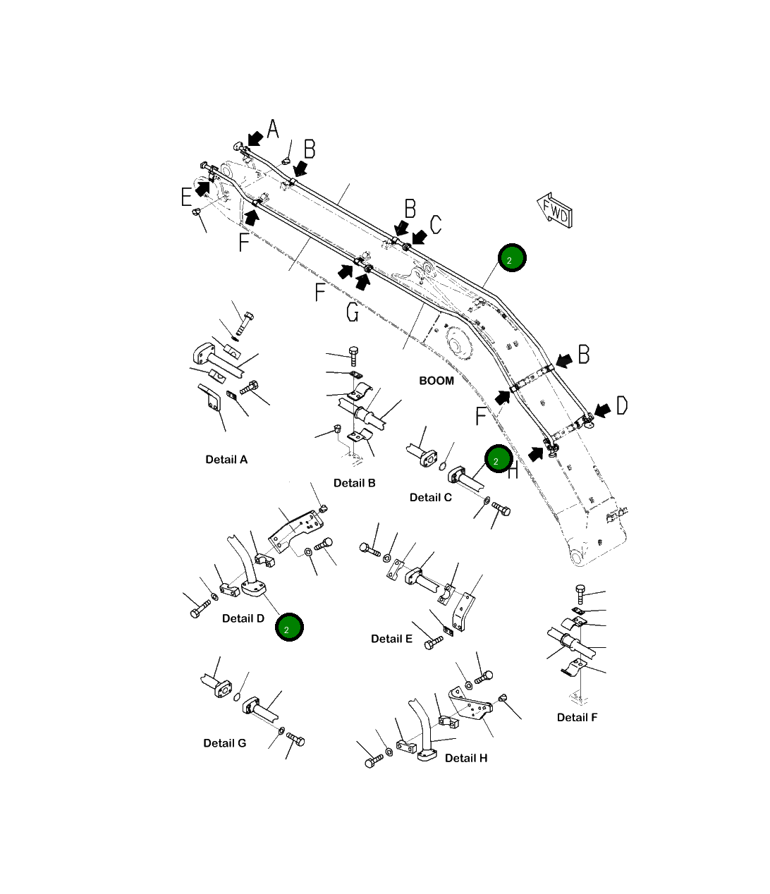 Трубка 206-62-35560 Komatsu