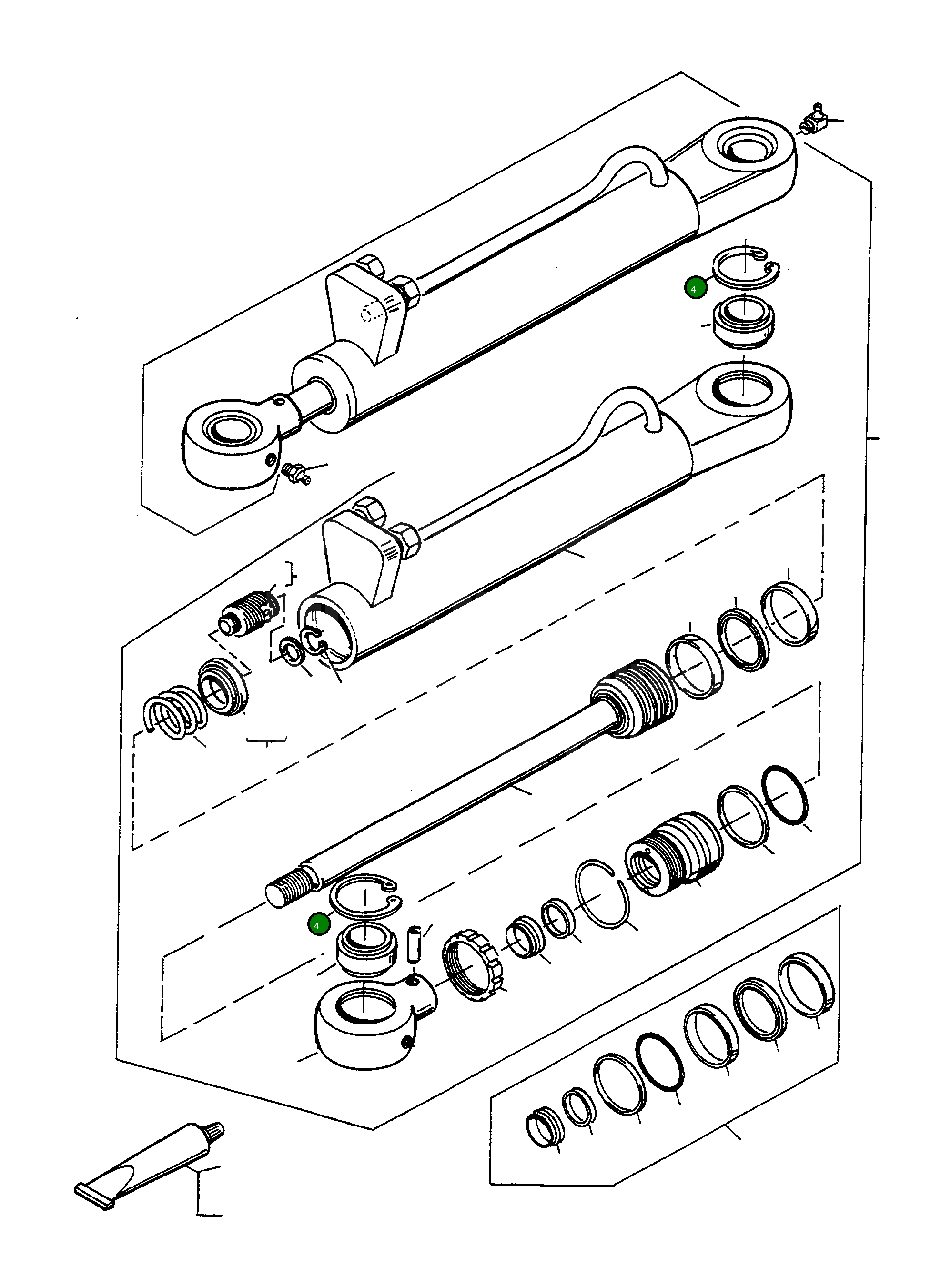 Стопорное кольцо 1440819X1 Komatsu