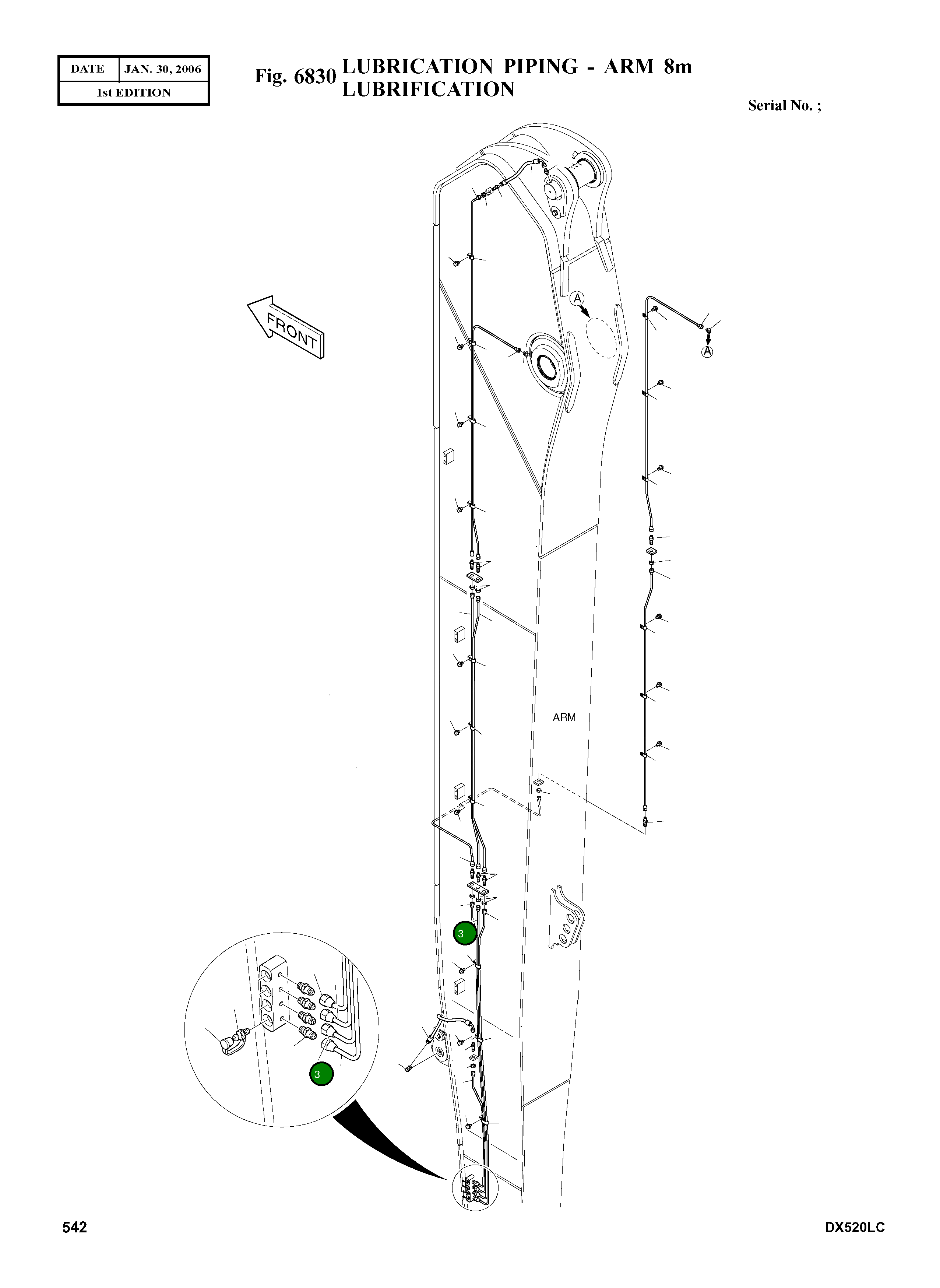 Труба K1016057 Komatsu