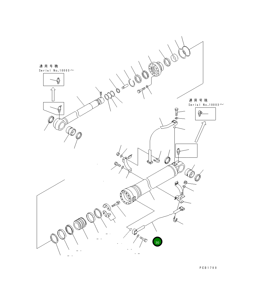 Трубка 208-63-64570 Komatsu