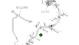 Трубка 195-61-61711 Komatsu