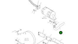 Труба 363-02-31132 Komatsu