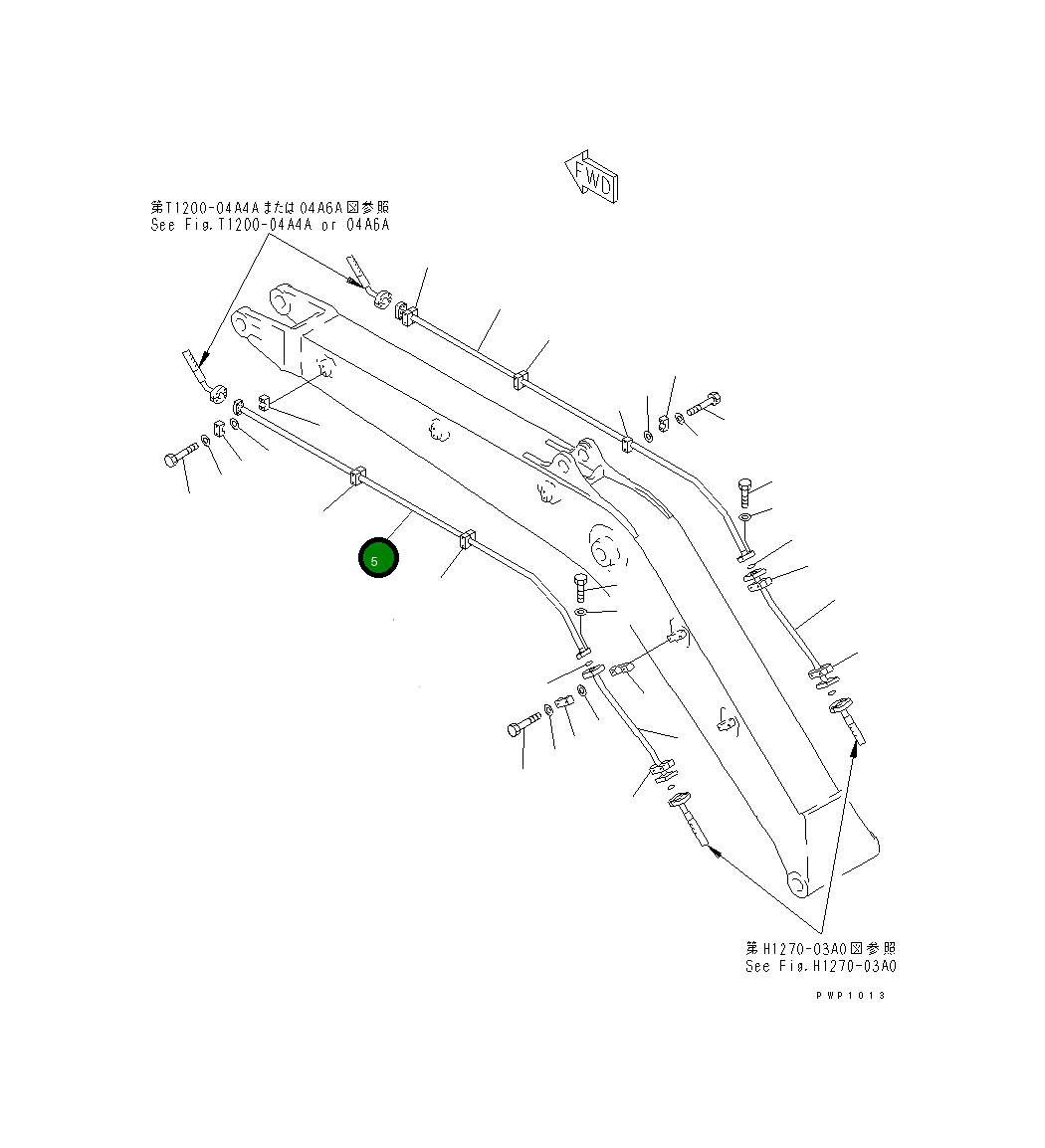 Трубка 208-970-K290 Komatsu