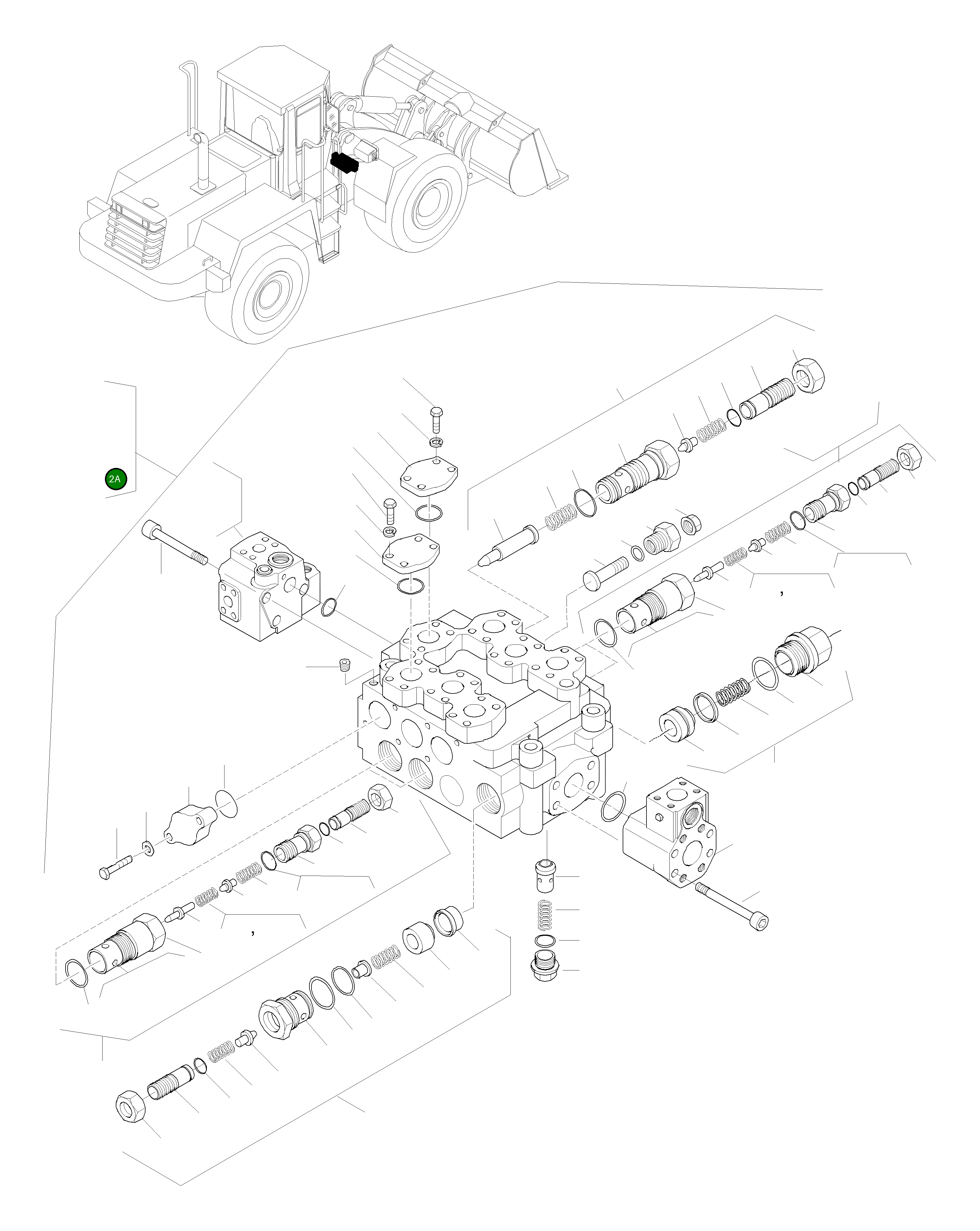 Управляющий клапан 423-876-H140 Komatsu