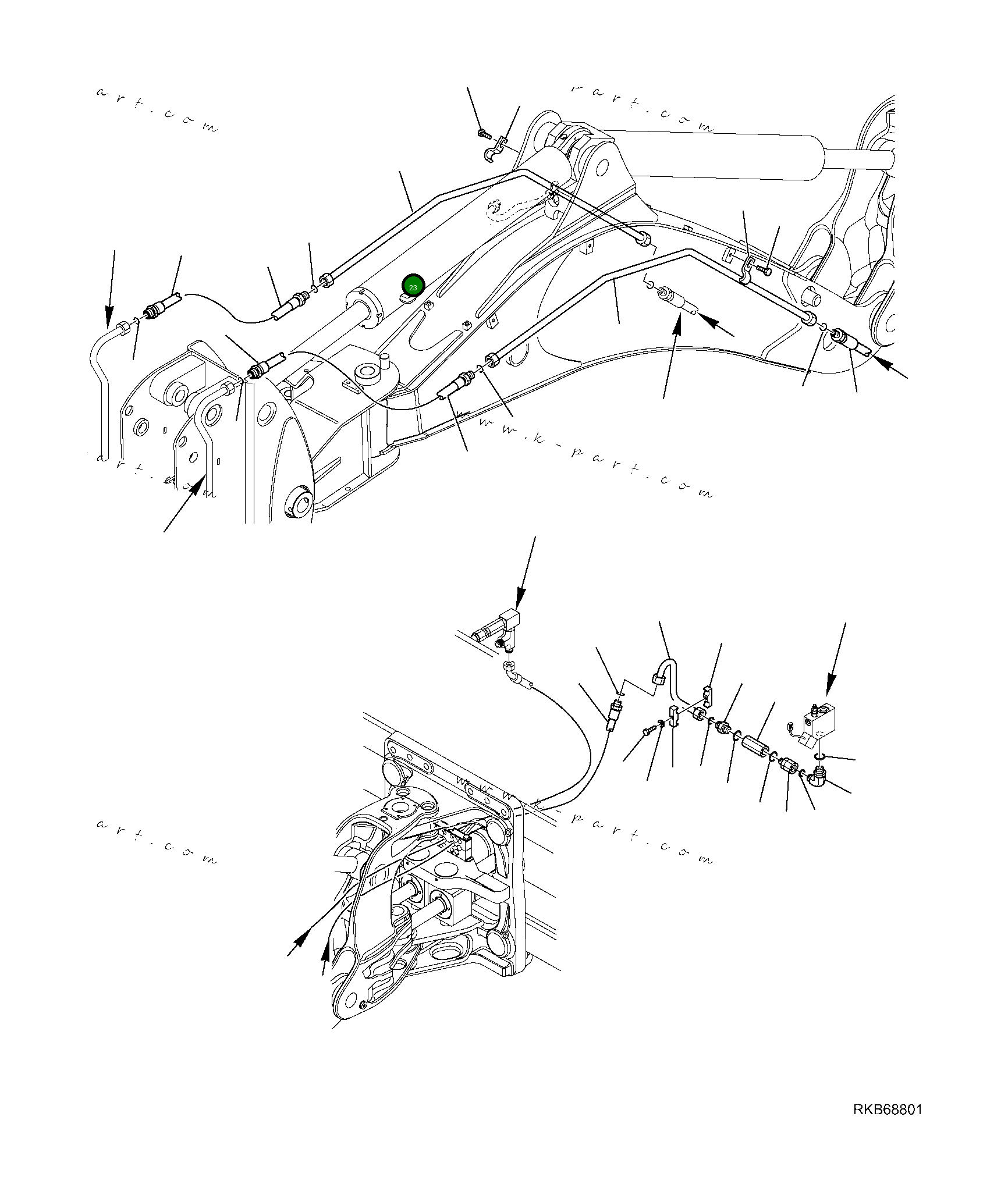 Труба 42N-62-18261 Komatsu