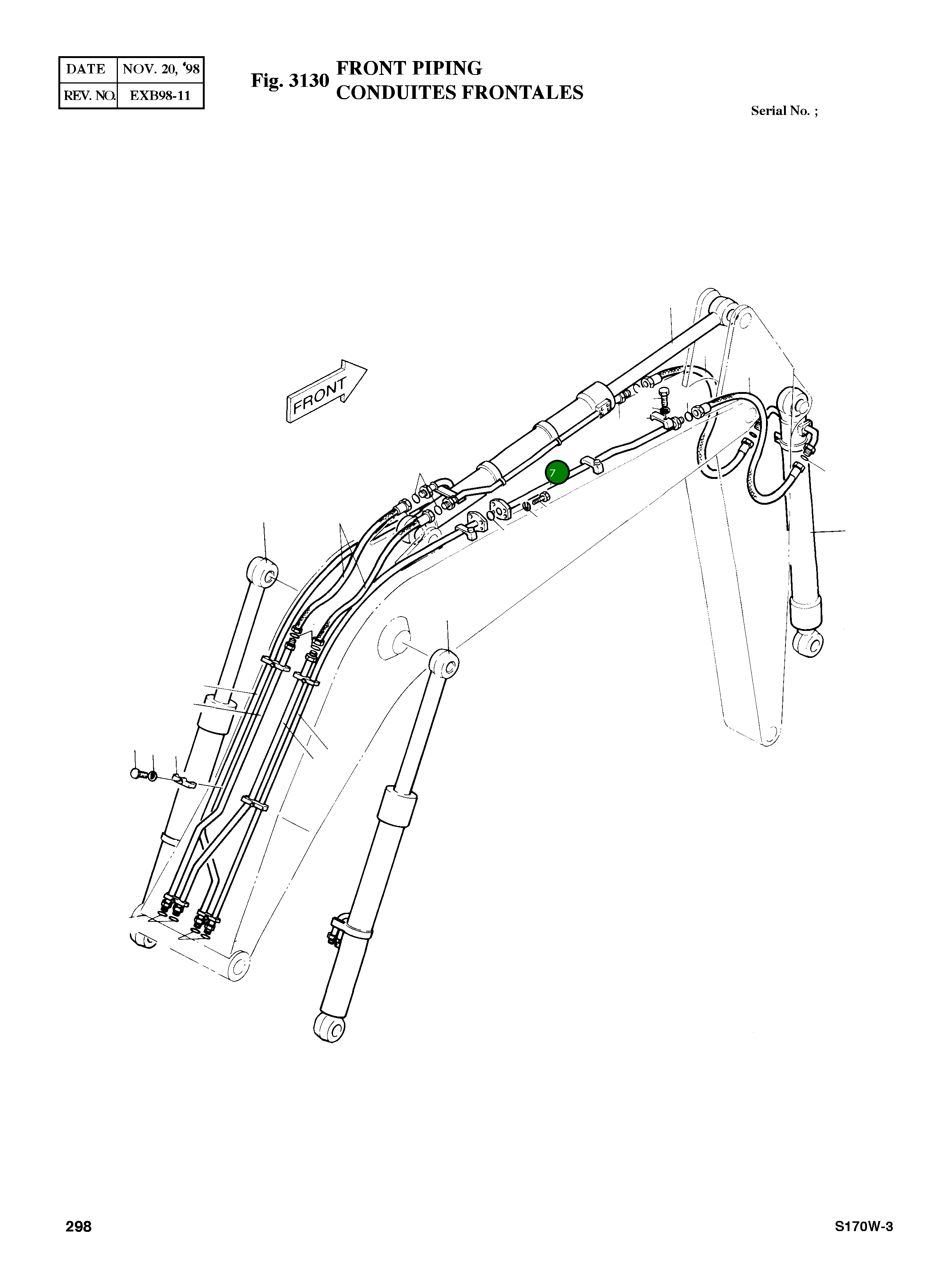 Труба 2183-4411A Komatsu