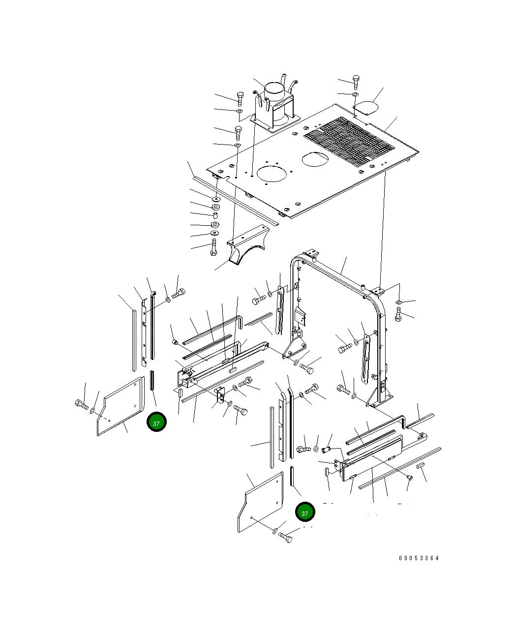 Уплотнение 416-54-21540 Komatsu