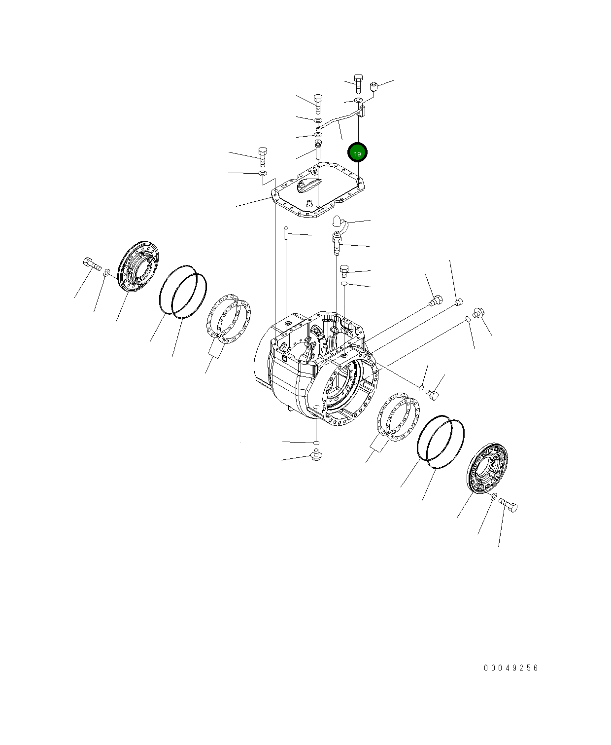 Трубка 421-22-31661 Komatsu