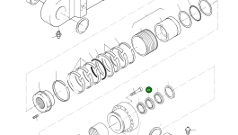 Уплотнение штока 707 512 13 00 Komatsu