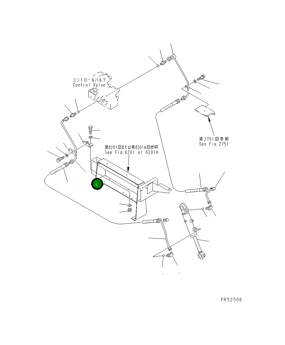 Трубка 26A-60-15920 Komatsu