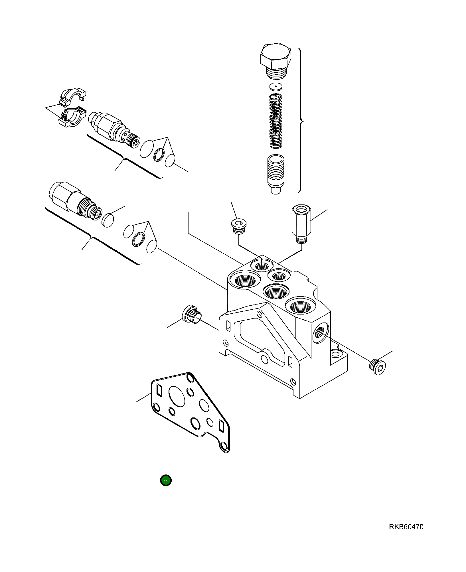 Уплотнение RE08101426 Komatsu