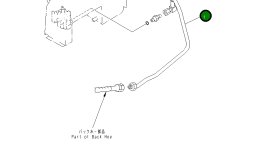 Трубка 104-Y69-4110 Komatsu
