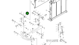 Трубка 209-03-42460 Komatsu