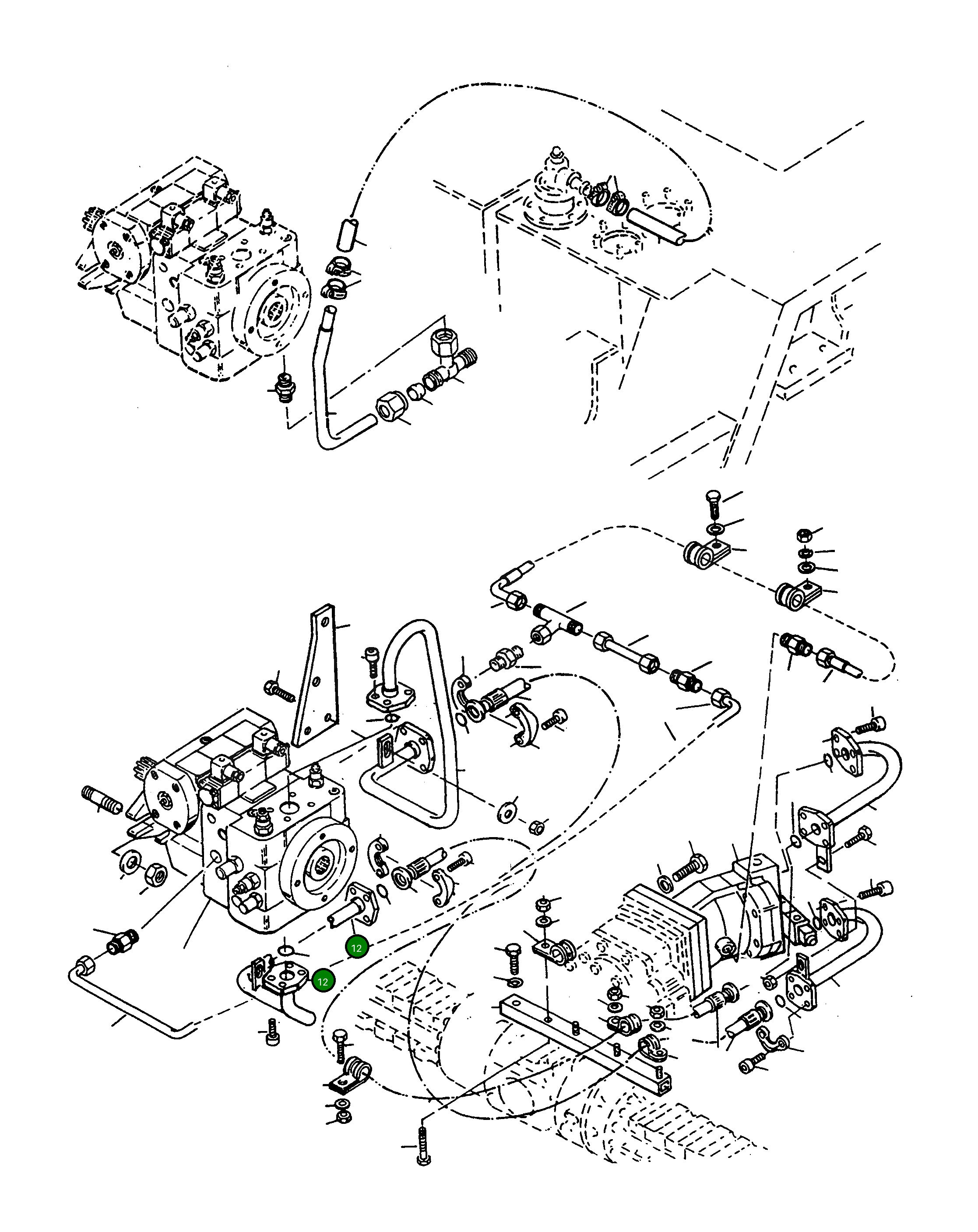 Труба 4228832M92 Komatsu