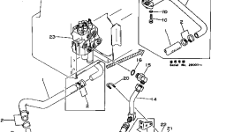 Шланг 07260-23280 Komatsu