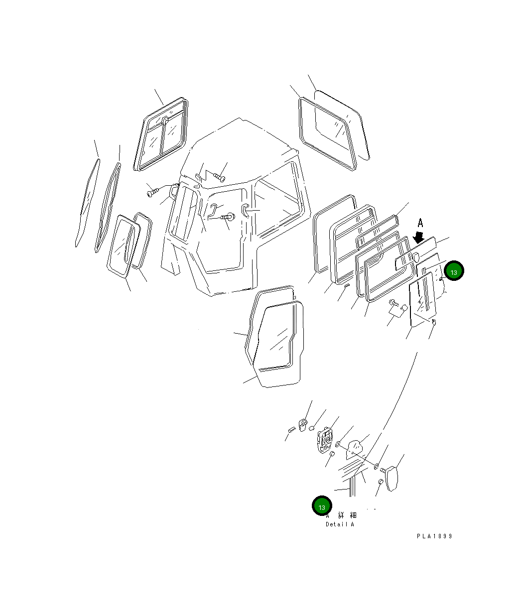 Уплотнение 14X-911-2170 Komatsu