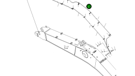 Трубка 208-62-K3240 Komatsu