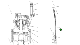 Труба KBB0841-24006 Komatsu
