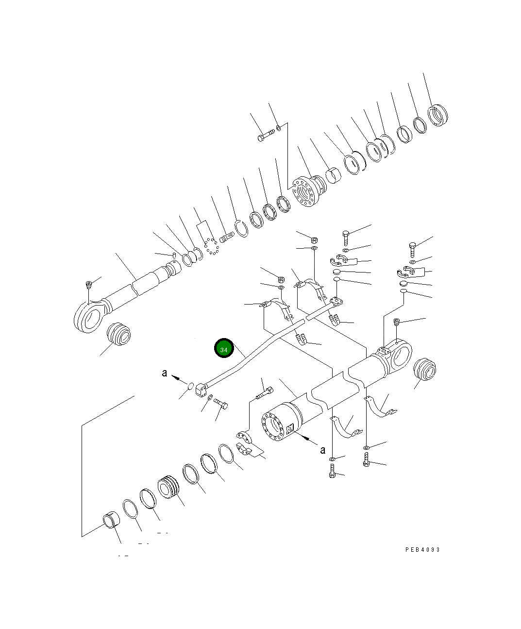Трубка 209-63-67770 Komatsu