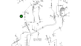 Трубка 426-35-15522 Komatsu