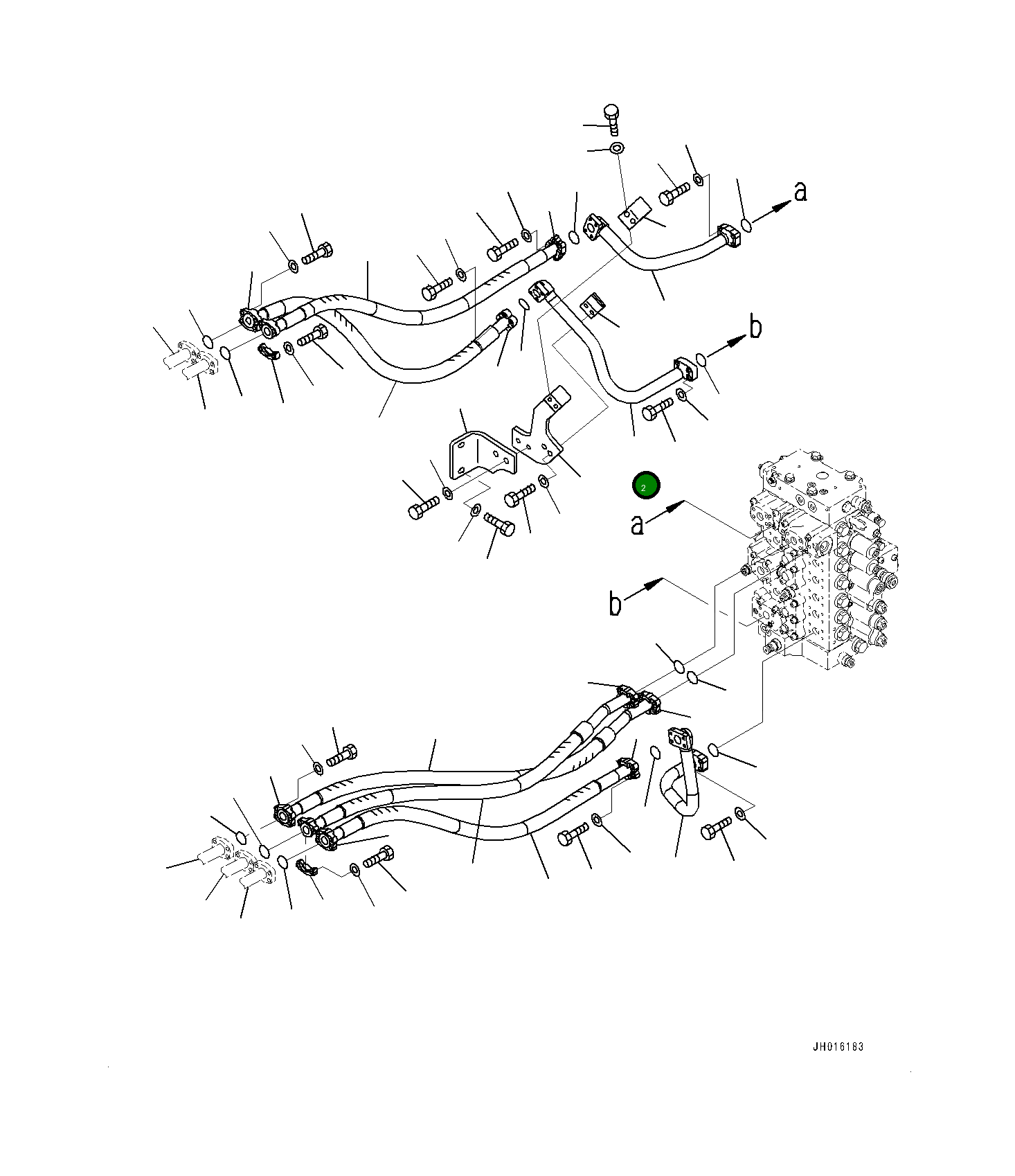 Трубка 208-62-72760 Komatsu