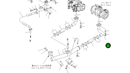 Трубка 209-62-78840 Komatsu