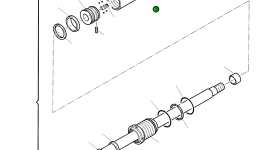 Цилиндр 395075012 Komatsu