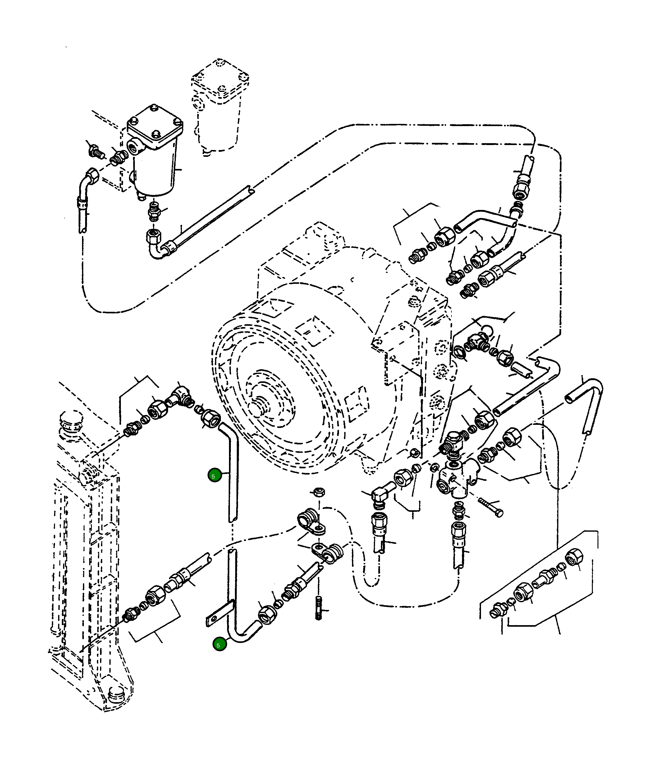 Труба 4201600M92 Komatsu