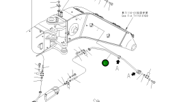 Трубка 208-62-64551 Komatsu