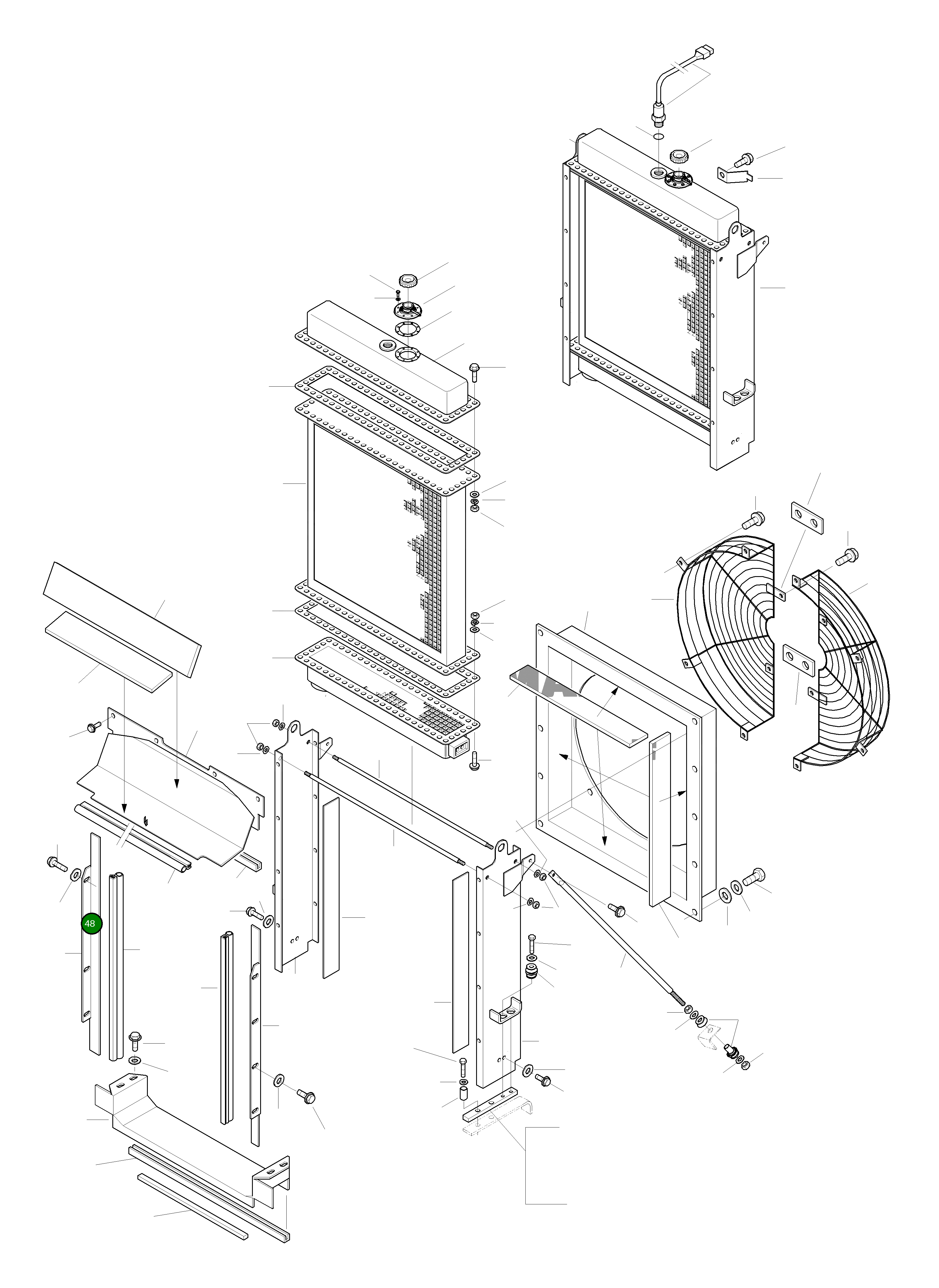 Стойка 424-03-H3110 Komatsu