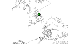 Трубка 209-62-73730 Komatsu