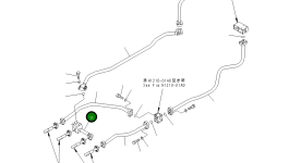 Трубка 209-62-73170 Komatsu