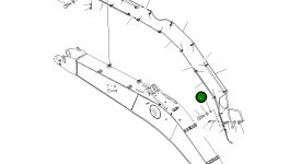 Трубка 208-62-75211 Komatsu