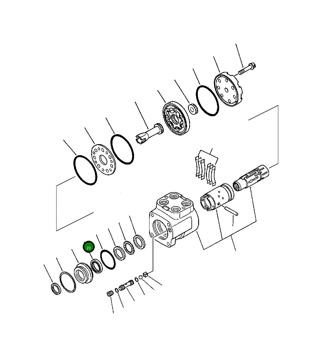 Уплотнение 415-64-11340 Komatsu
