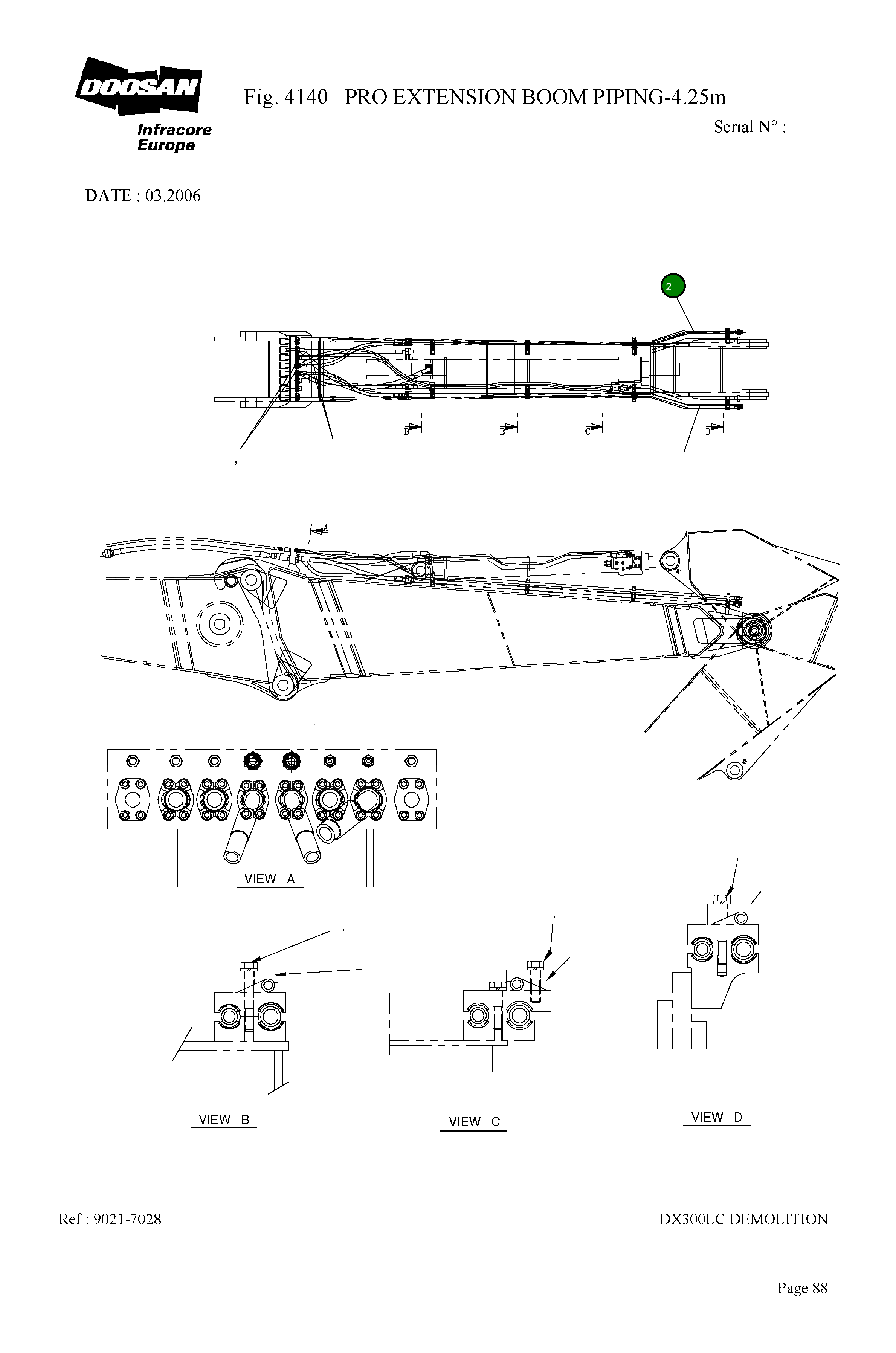 Труба 9140-1029 Komatsu