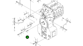 Трубка 42C-15-13950 Komatsu