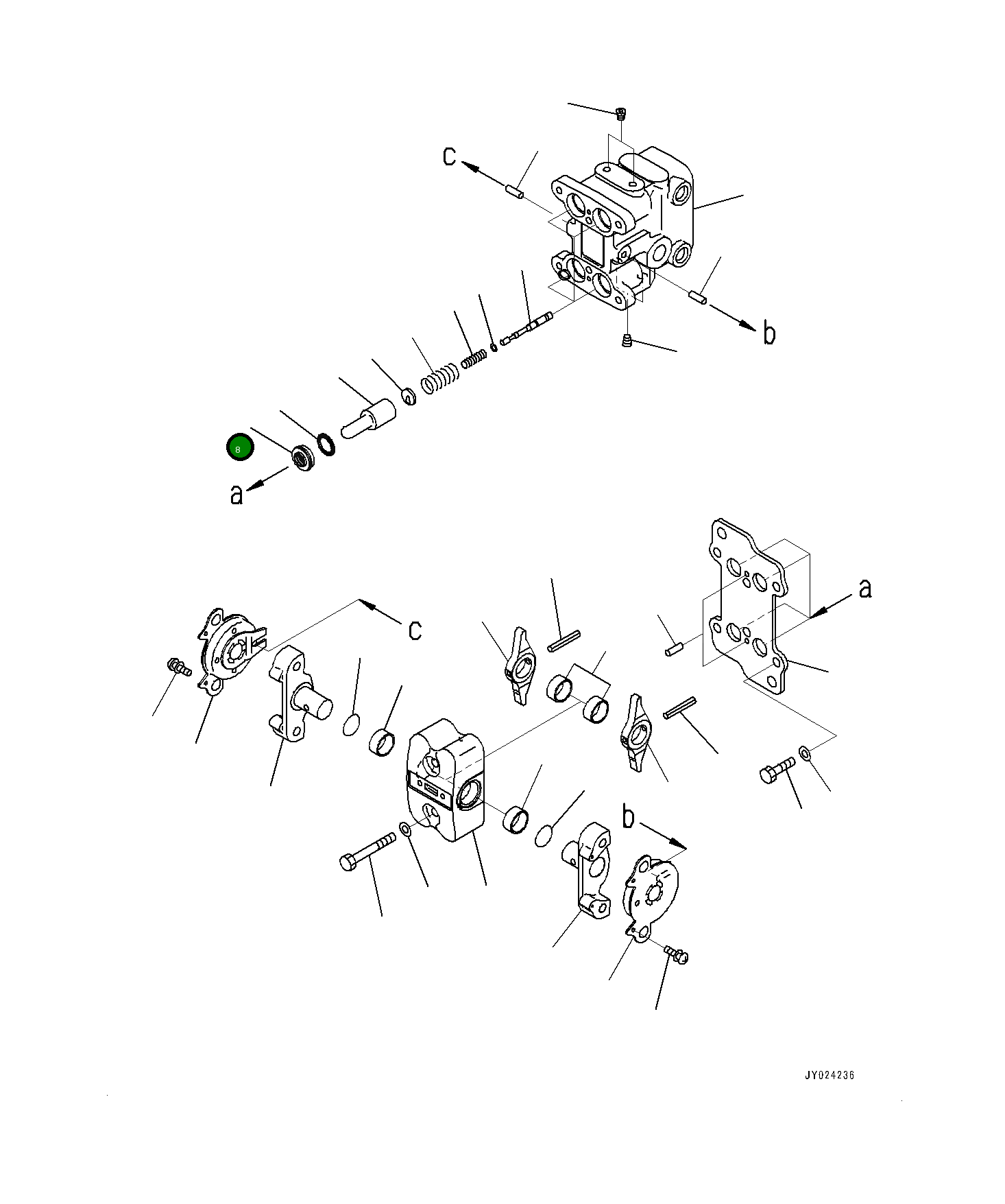 Уплотнение 7021671150 Komatsu