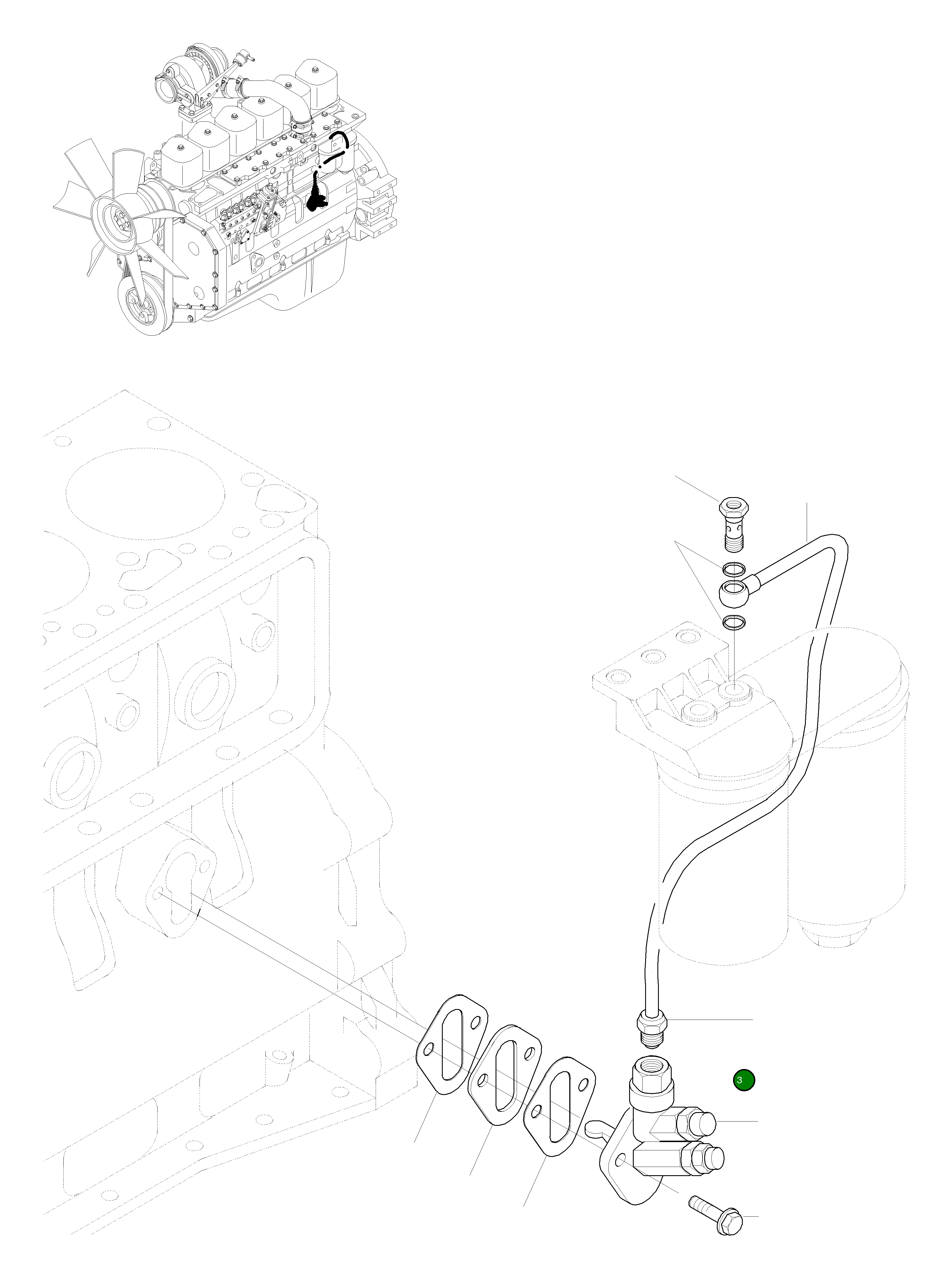 Топливный насос 6734-71-1730 Komatsu