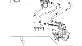 Труба YMR001074 Komatsu