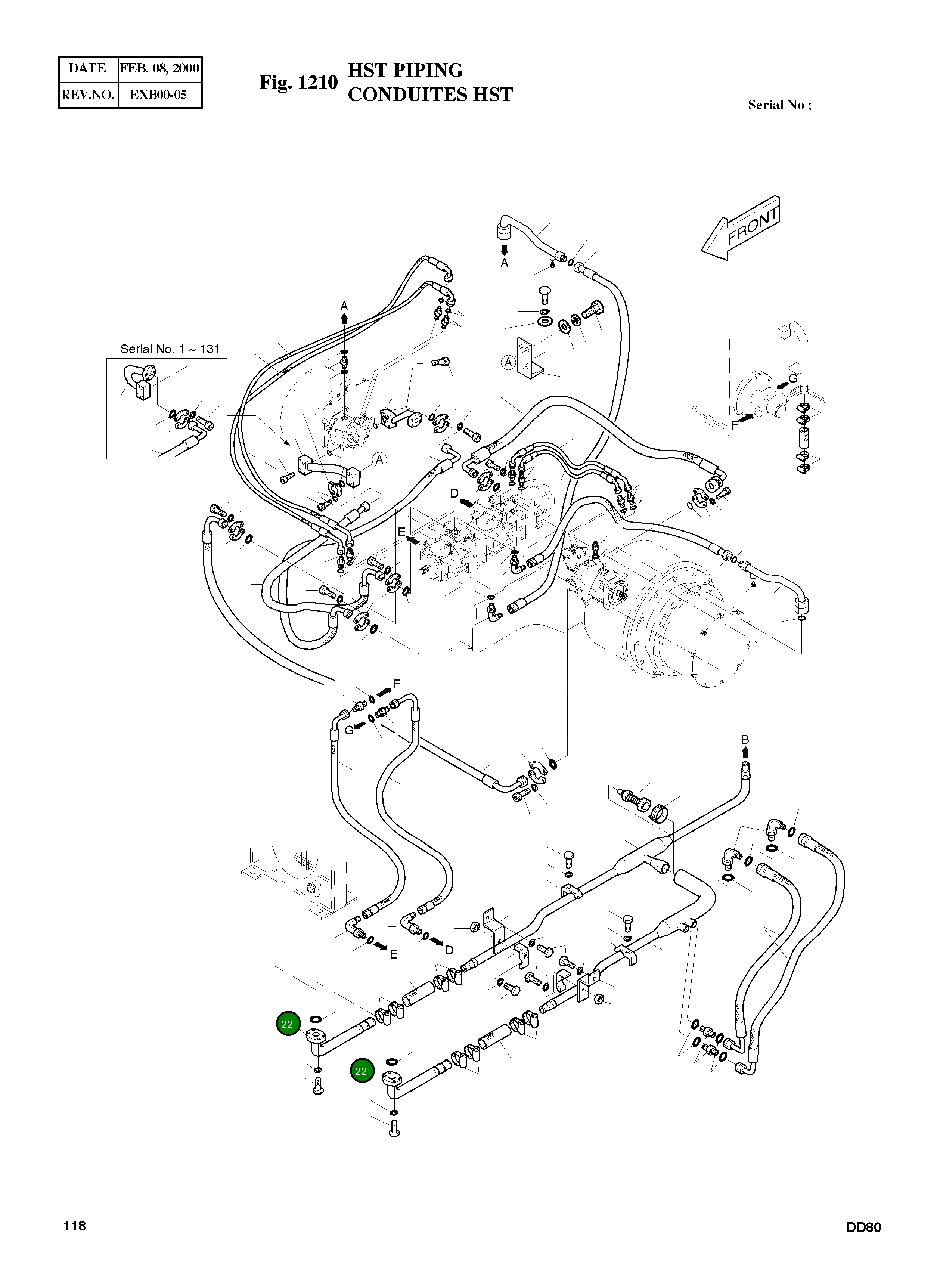 Труба 5183-3384 Komatsu